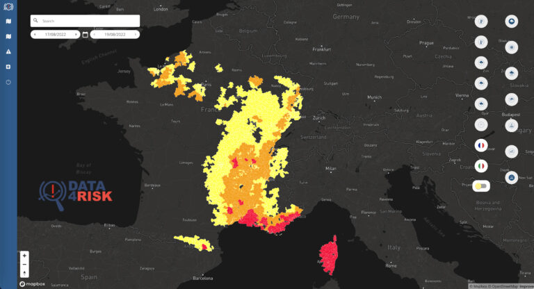 Giant hail in France